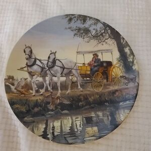 Knowles Collector Plate Oklahoma Movie by Mort Künstler Second Issue